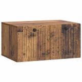 vidaXL Oglindă TV montată pe perete Lemn vechi 59,5 x 41 x 30 cm 898003