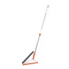 Mop multifunctional, flippy, portocaliu, cu racleta din silicon, maner telescopic, curatarea eficienta a tuturor suprafetelor