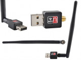 Cumpara ieftin Adaptor Placa Retea Wireless USB 2.0, 600Mbps Dual Band 2.4/5.8Ghz