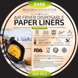 Cumpara ieftin Set 100 buc Hartie de copt pentru airfryer ZASS ZPL 02 ProDesign DailyAppliances