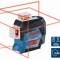 Bosch GLL3-80 C Nivela laser cu linii, 30m, receptor 120m, precizie 0.2mm/m - 3165140888288
