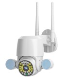 Cumpara ieftin Camera de Supraveghere Video 5MP 2560x1920, Aplicatie Dedicata, Intelligent Tracking, PTZ, WIFI, Lan, AP hotspot, Micro SD, Rotire, Alarma miscare,