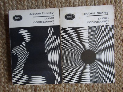 Aldous Huxley - Punct contrapunct (2 vol.), colectia BPT,1966 foto