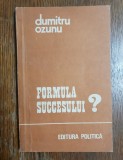 Formula succesului? Orientarea profesională a tinerilor - Dumitru Ozunu