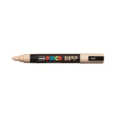 Marker universal UNI PC-5M Posca, 1.8-2.5 mm, fildes ivory foto