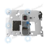 LG G2 (D802) Capac mijloc alb, inclusiv obiectivul camerei