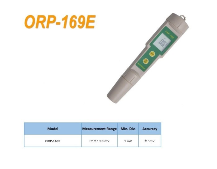 Tester profesional pentru nivelul oxidant si antioxidant,ORP/Redox OW-169E