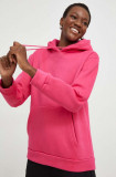 Cumpara ieftin Answear Lab bluza femei, culoarea roz, cu glugă, neted