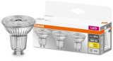 Bec LED GU10 Osram Basic 4,3W 4000K 36&deg; multipack din sticla