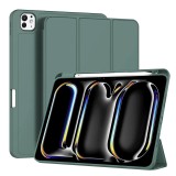Husa tableta pentru ipad pro 11 (2024), flex trifold, green
