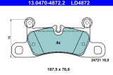ATE 13.0470-4872.2 ATE Ceramic set placute frana,frana disc