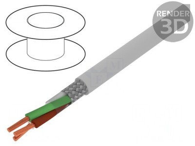 Cablu Ecranat BiT LiYCY 3x1,5mm2 Cupru Cositorit foto