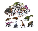 Set 50 stickere decorative cu dinozauri, 4-7cm, 50 bucati, Lean 25059