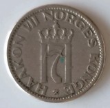 Moneda Norvegia - 50 Ore 1954 - An rar