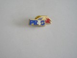 QW9 J 52 - Insigna - tematica media - inscriptia PR4G, Romania de la 1950