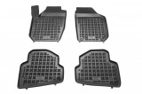 Covorase Auto Cauciuc Tip Tavita Dedicate Skoda Fabia II (2007-2014) Rezaw Bordura Inalta Fixare Mocheta