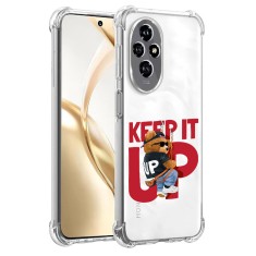 Husa antisoc pentru honor 200, airbag pro, protectie completa, design transparent, keep it up foto