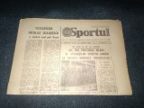 ZIARUL SPORTUL 30 IULIE 1981