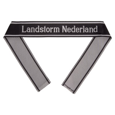 WW2 Banderola Germana SS Landstorm Nederland foto