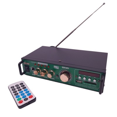 Amplificator digital DEPOX&amp;reg;, BT-680 Experience, tip Statie, 2x10 W, Bluetooth, telecomanda, intrari USB, SD CARD, microfon foto