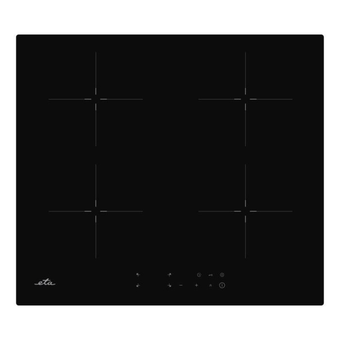 Plita cu inductie incorporabila ETA 579190000, 4 zone de gatit, Booster, 7.4Kw,