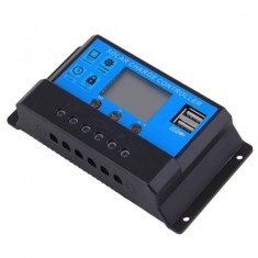 Controler de incarcare solara 30A 36V cu ie?ire USB ?i ecran LCD foto
