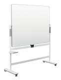 Tabla mobila NOBO Move &amp; Meet, 150x120 cm, magnetica, include tavita detasabila si marker, alb