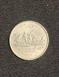 Moneda jubiliară quarter dollar 1999 New Jersey