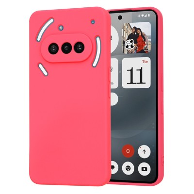 Husa silicon Nothing Phone (3a) Techsuit SoftFlex, fucsia foto