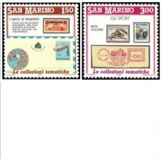 San Marino 1988 - Colectionarea de timbre, serie neuzata