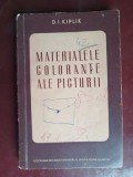 Materialele colorante ale picturii- D.I.Kiplik