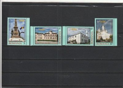 ROMANIA 2014 LP 2045 ORASE DUNARENE TULCEA SERIE MNH NESTAMPILATA foto
