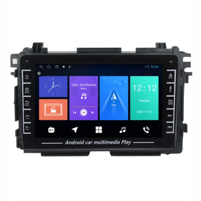 Navigatie dedicata cu Android Honda HR-V 2014 - 2021, 1GB RAM, Radio GPS Dual foto