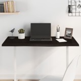 Cumpara ieftin Blat de masă maro &icirc;nchis 100x50x2cm lemn masiv de stejar tratat