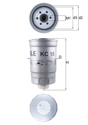 Filtru combustibil KNECHT KC18