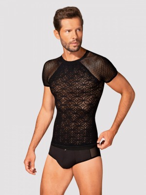 Tricou T102 Obsessive, Negru, S/L foto