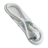 Cordon alimentare Schuko - fire libere 1.5m alb 16A 3500W 3x1.5mm2 cupru 3G1.5 CA15A11 Wconn