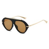 Ochelari de soare premium, retro-chic Asteroid GSM 8092, negru / maro