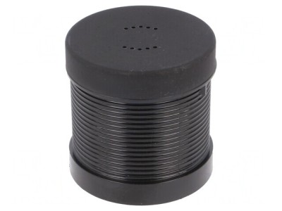 Semnalizator acustic negru 230VAC 90dB IP33 foto