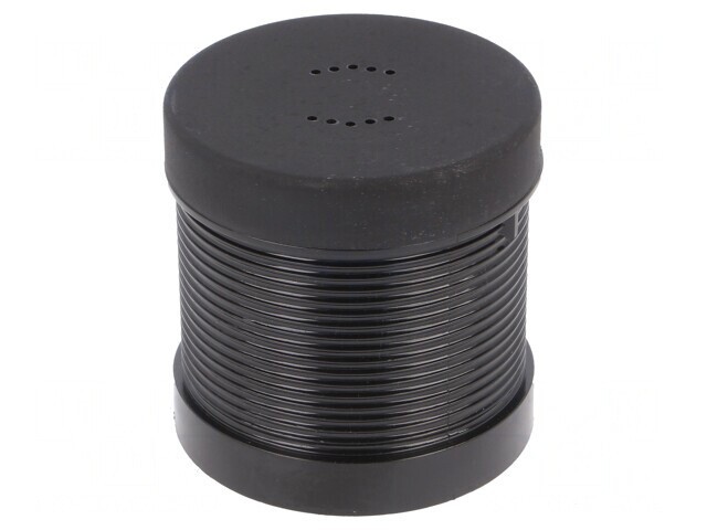 Semnalizator acustic negru 230VAC 90dB IP33