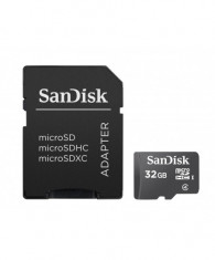 Micro secure digital card sandisk 32gb include adaptor foto