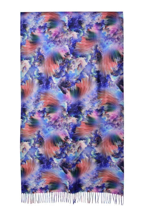 Fular tip sal, N , Dacali, albastru