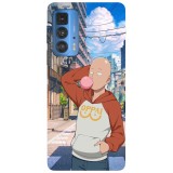 Husa compatibila cu Motorola G51 model One Punch Man, Silicon, TPU, Viceversa
