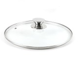 Capac 32cm din sticla termorezistent, potrivit pentru cratita, tigaie, Oem