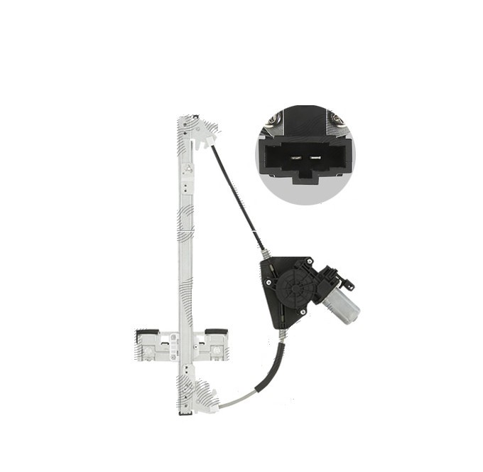Macara geam cu motoras Skoda Citigo, 05.2012-07.2017; Seat Mii, 05.2012-, Vw Up! (Vw120), 04.2012-11.2016, model: 5 usi, montare fata, stanga, RapidA