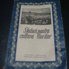 Sfaturi pentru cultura florilor - 1960 - ed agro silvica - uzata