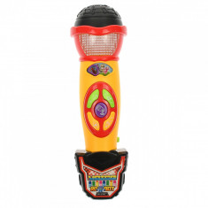Microfon de jucarie pentru copii cu inregistrare, redare, sunete si lumini - 3399 foto