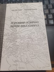 Ion Nicolae, Bogdan Suditu - Toponimia Rom&acirc;niei. Repere bibliografice