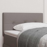 Tăblie cu LED cu lumini cu bandă LED Gri taupe 100 cm țesătură