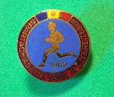 Insigna sport - SPARTACHIADA de VARA a TINERETULUI ROMANIA 1962